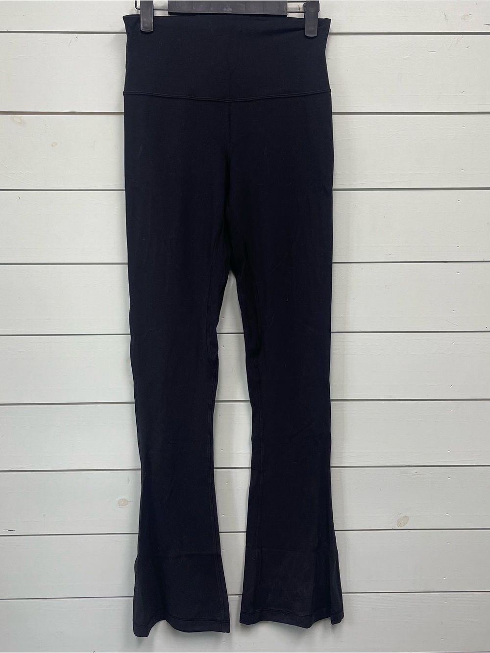 Lululemon align high rise mini flare pant 32" black women's size 6